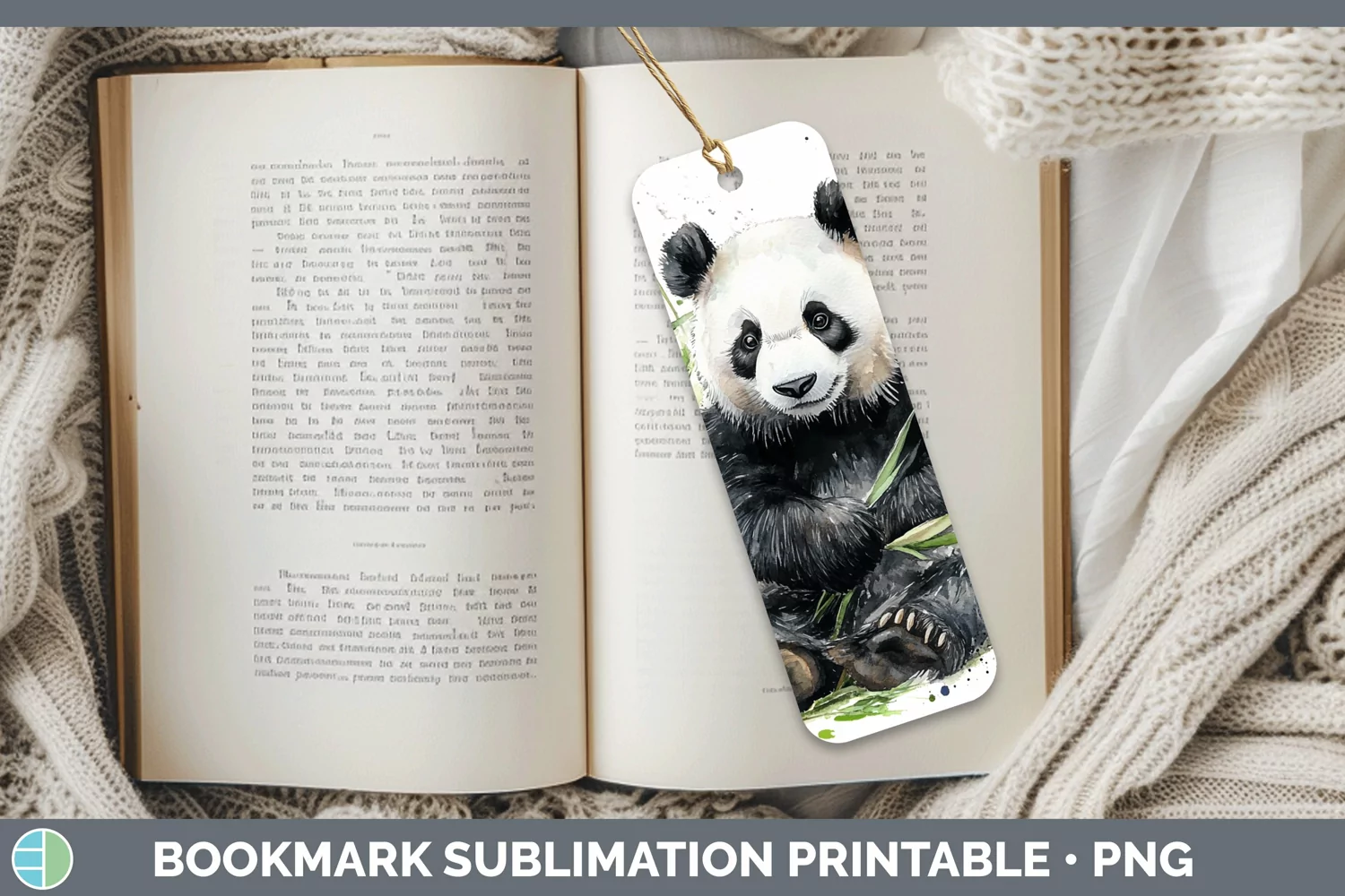 GorgeousWatercolor Bookmark design.
