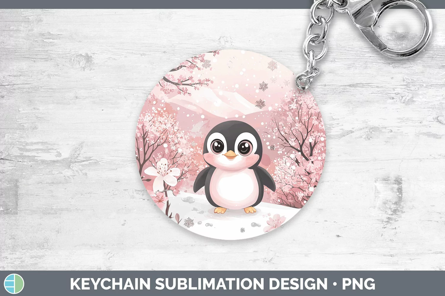GorgeousWatercolor Keychain design.