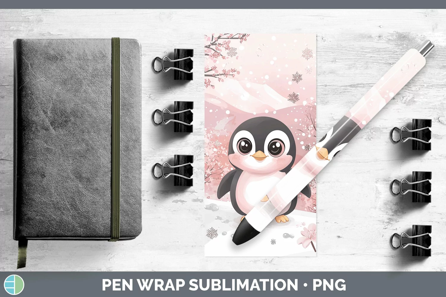 GorgeousWatercolor Pen Wrap design.