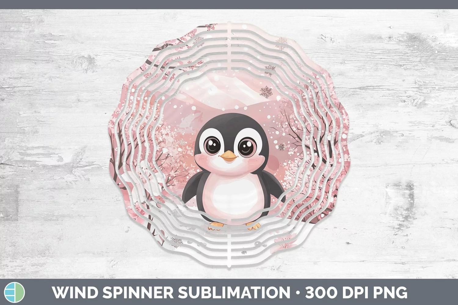 GorgeousWatercolor Wind Spinner design.
