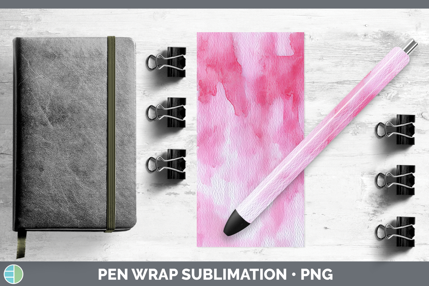 GorgeousWatercolor Pen Wrap design.