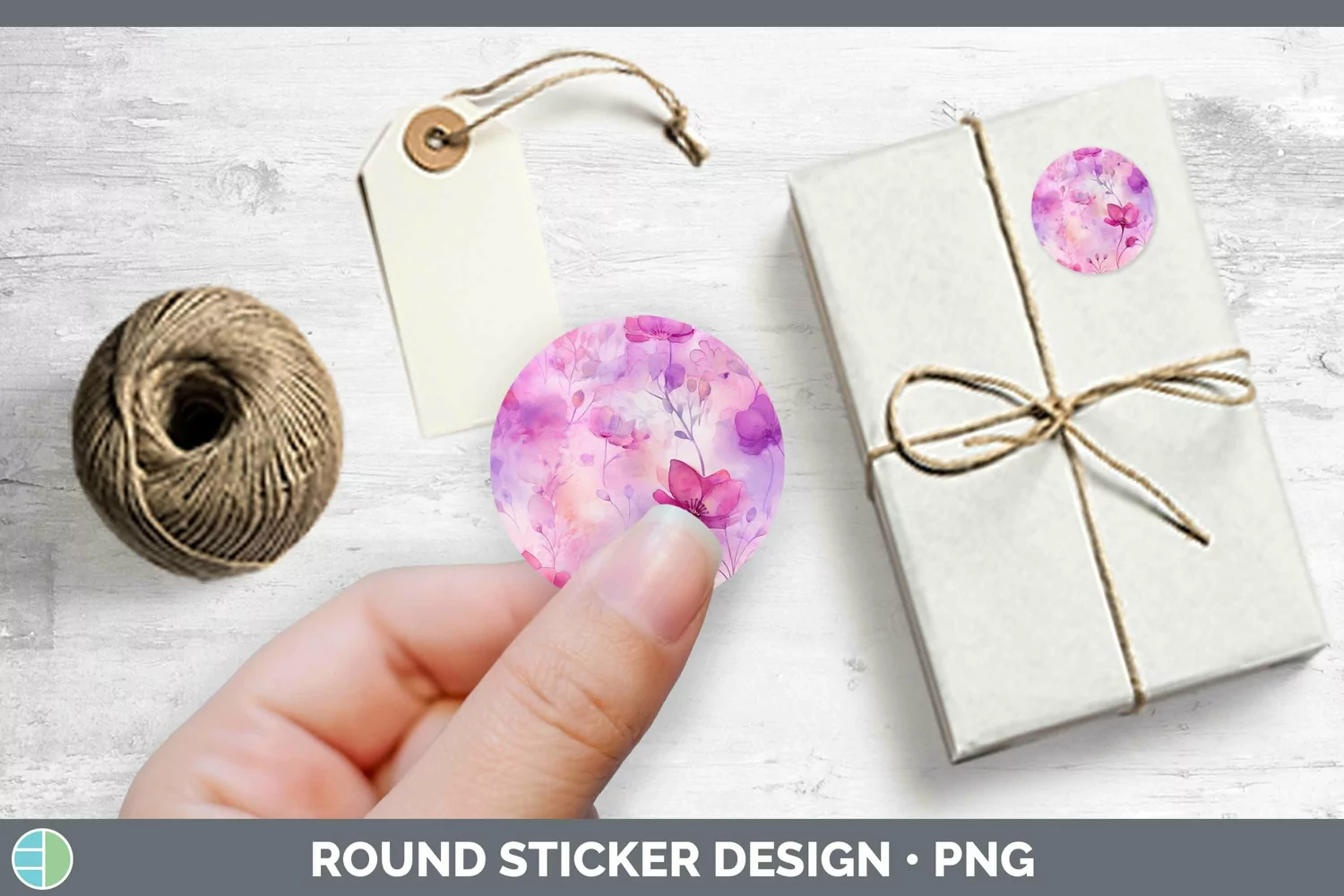 GorgeousWatercolor Stickers design.