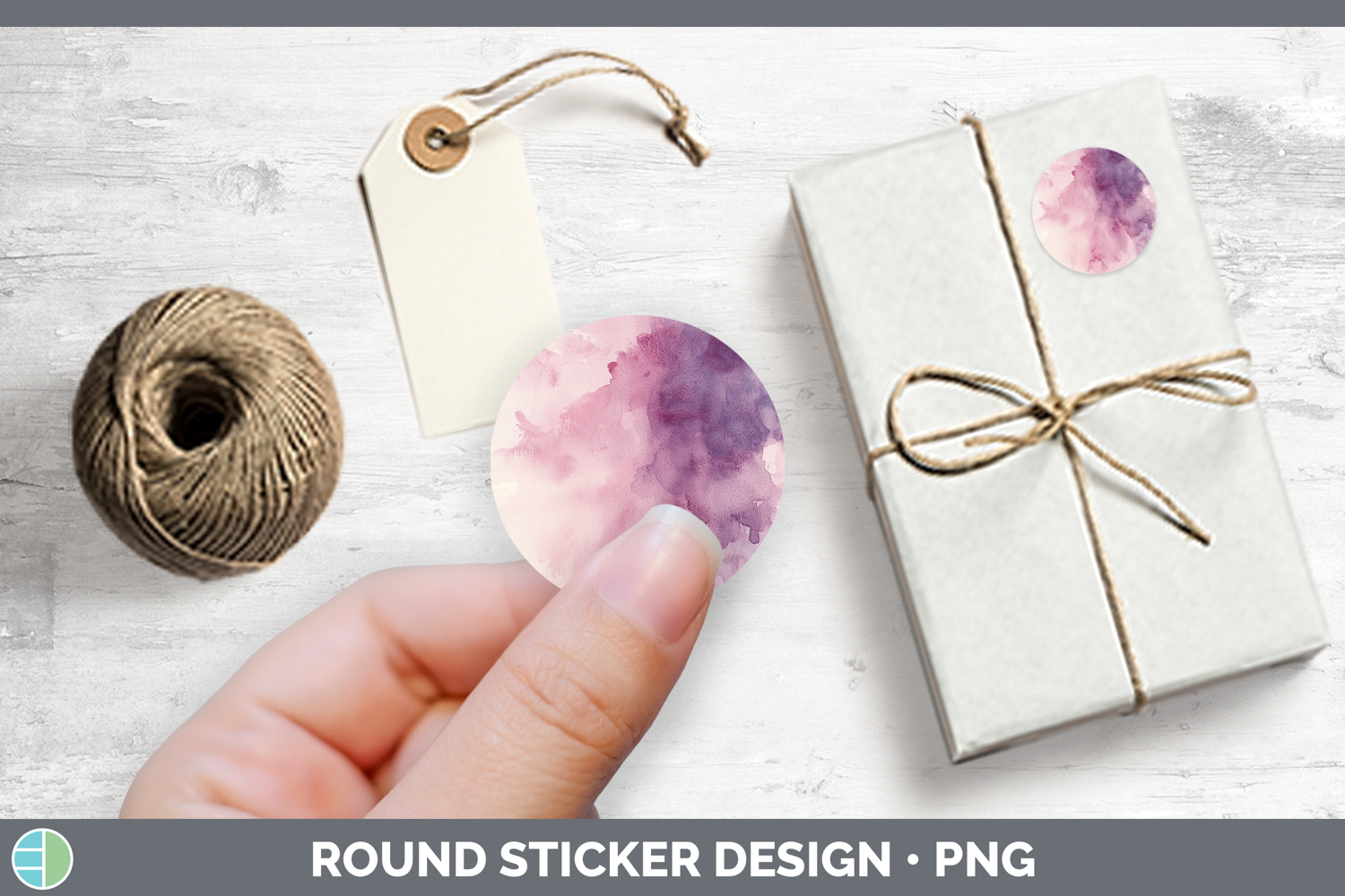 GorgeousWatercolor Stickers design.