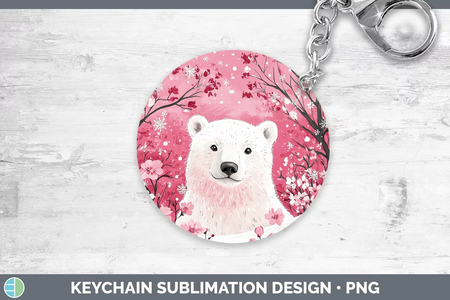 GorgeousWatercolor Keychain design.