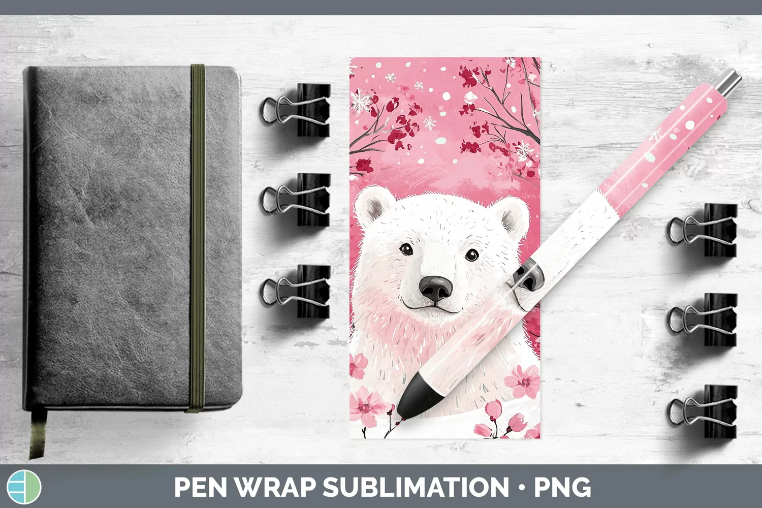 GorgeousWatercolor Pen Wrap design.