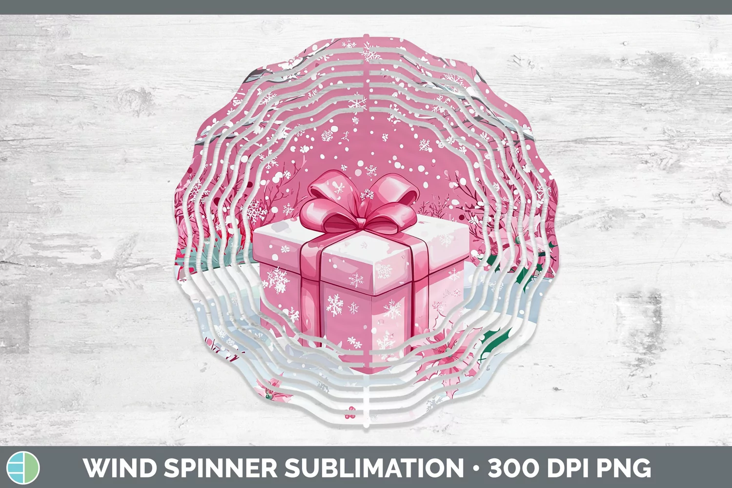 GorgeousWatercolor Wind Spinner design.