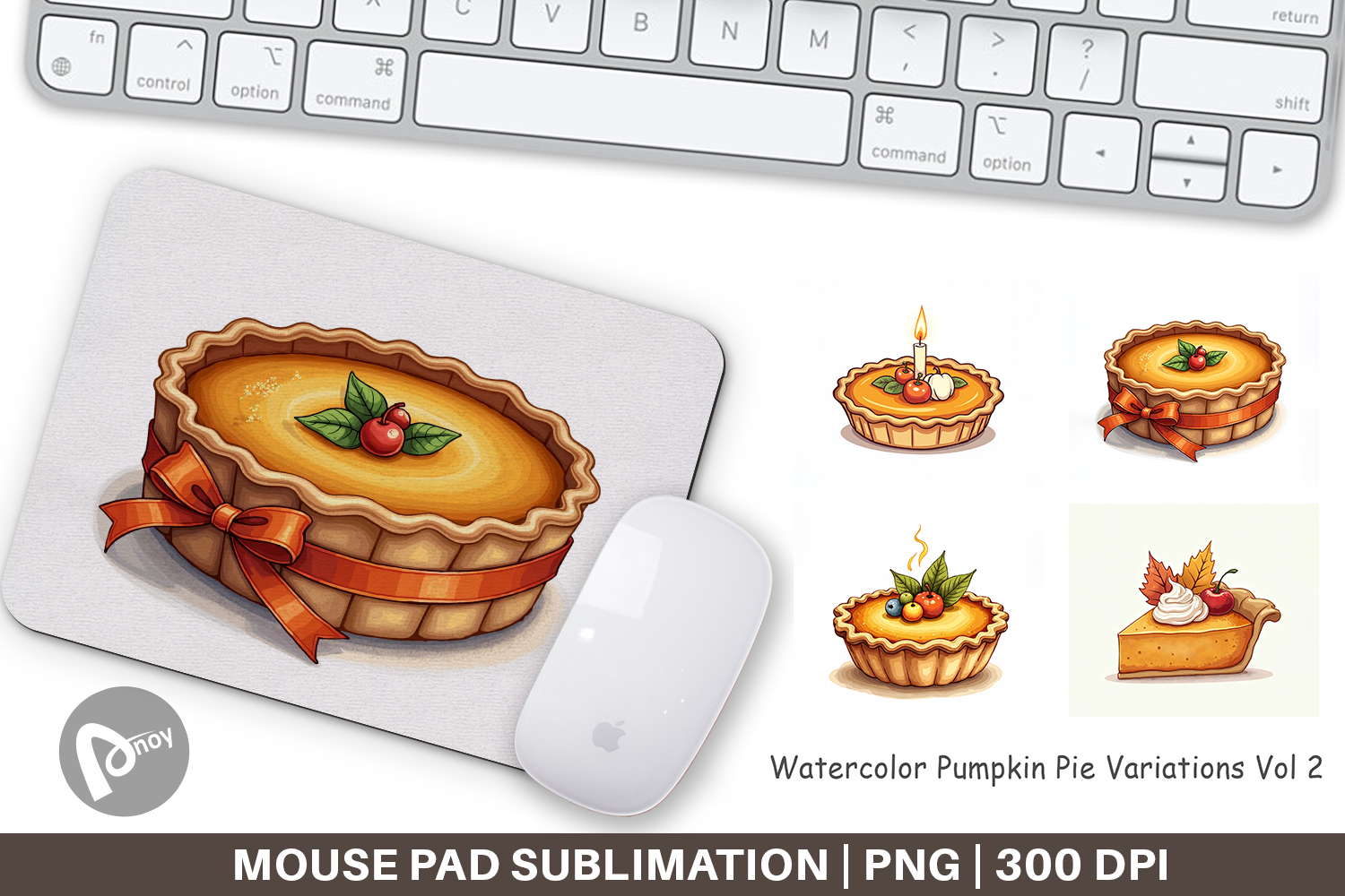Pumpkin Pie Mouse Pad product image 1