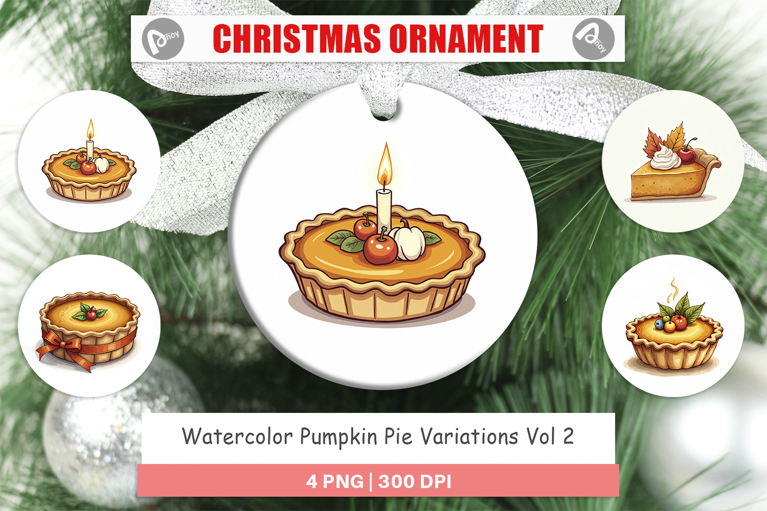 Pumpkin Pie Ornament product image 1