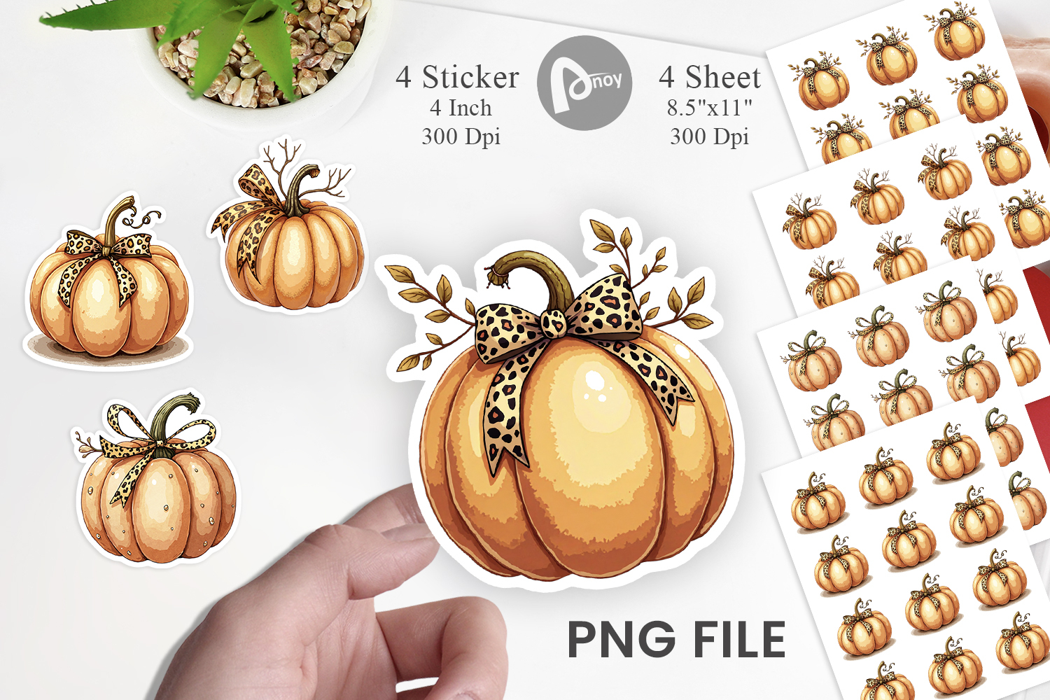 Pumpkin Variations Sticker product image 1