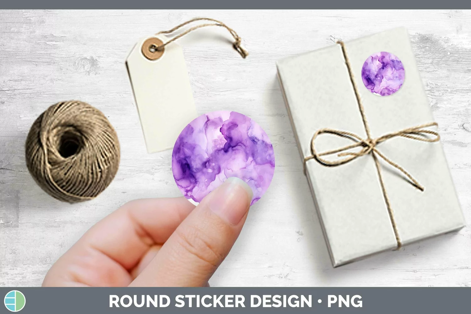 GorgeousWatercolor Stickers design.