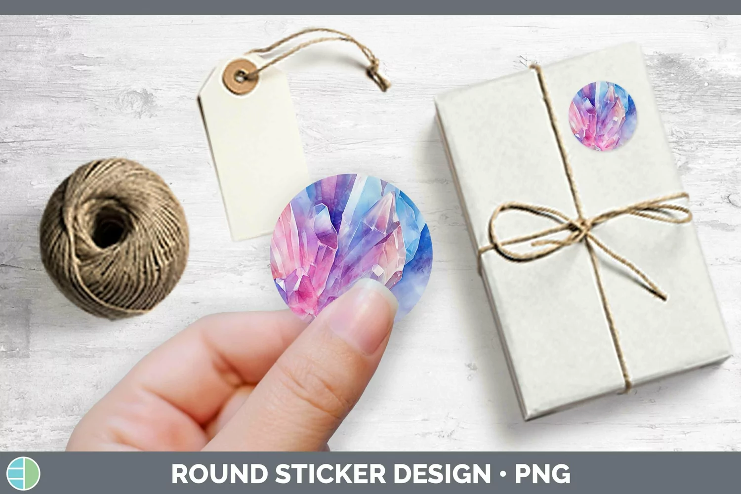 GorgeousWatercolor Stickers design.