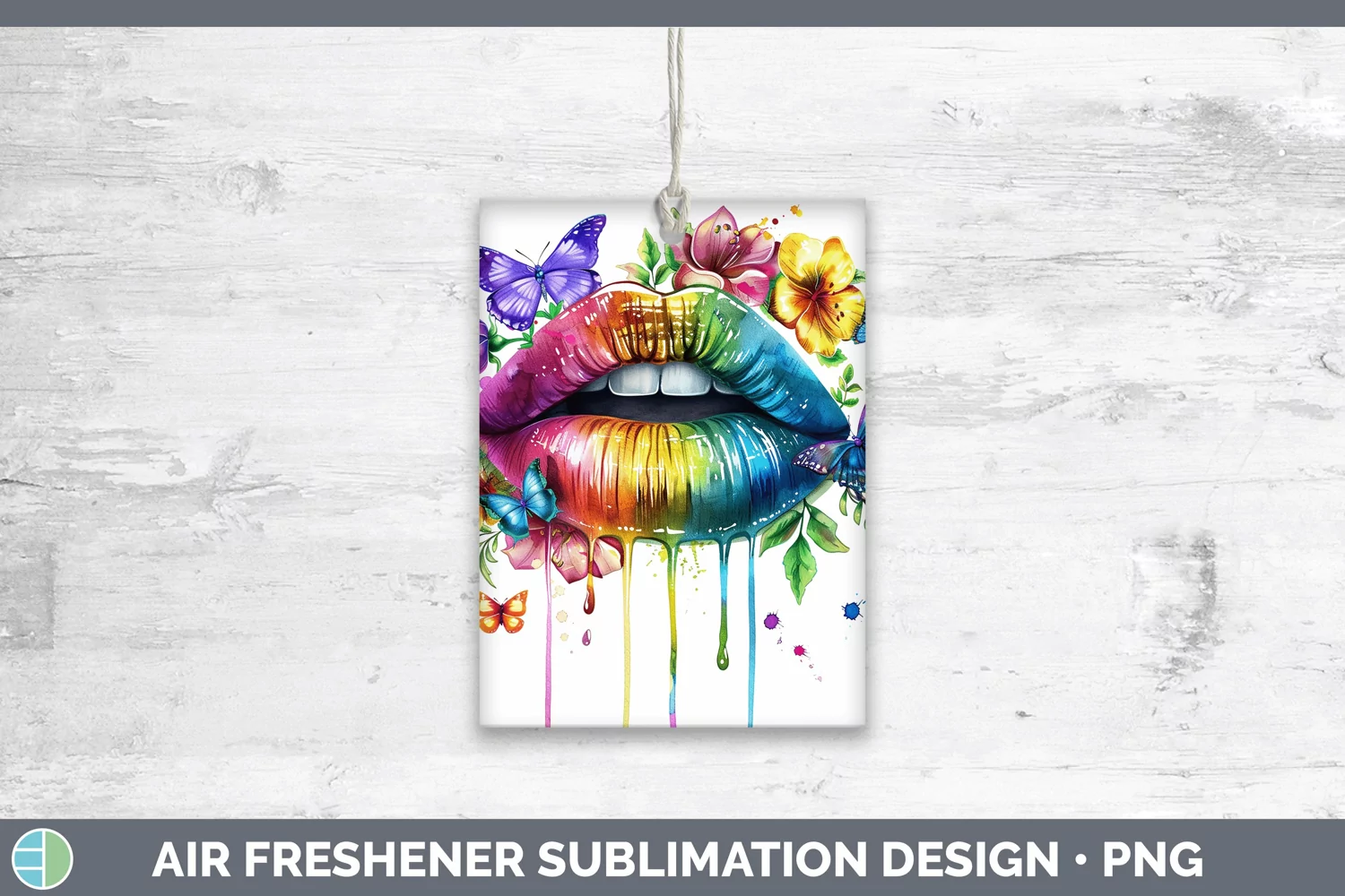GorgeousWatercolor Air Freshener design.