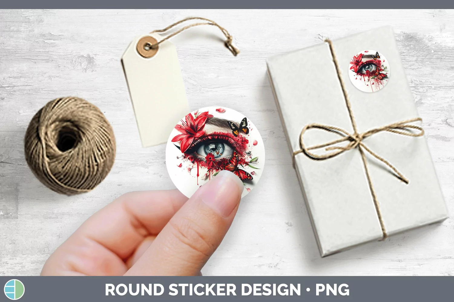 GorgeousWatercolor Stickers design.