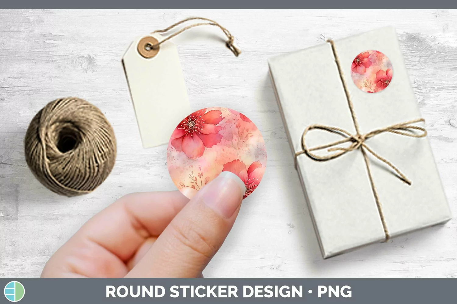 GorgeousWatercolor Stickers design.