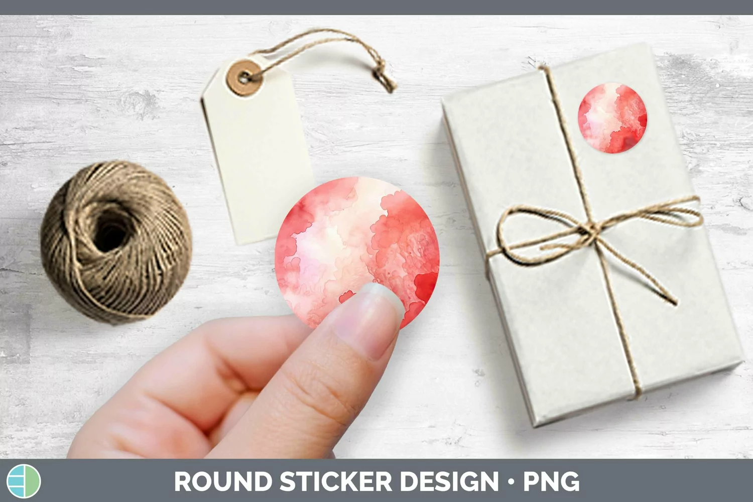 GorgeousWatercolor Stickers design.