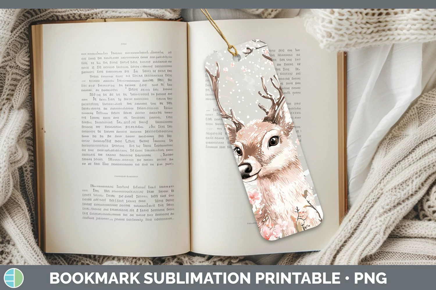 GorgeousWatercolor Bookmark design.