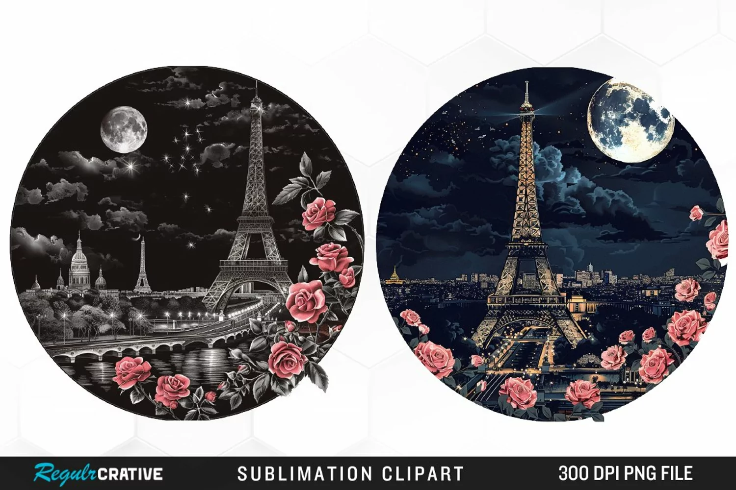 Watercolor Romantic Paris Graphic Clipart product image 1