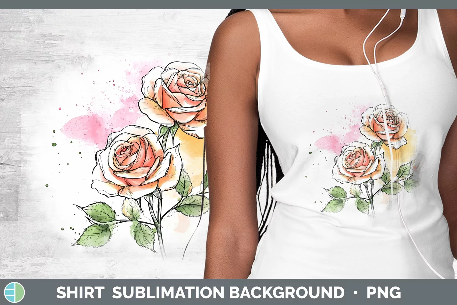 GorgeousWatercolor Shirt design.