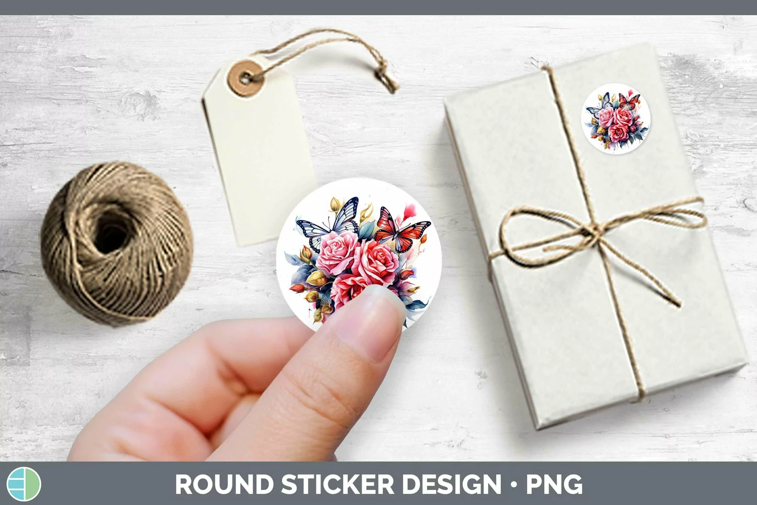 GorgeousWatercolor Stickers design.