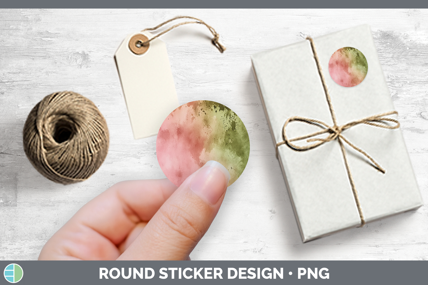 GorgeousWatercolor Stickers design.