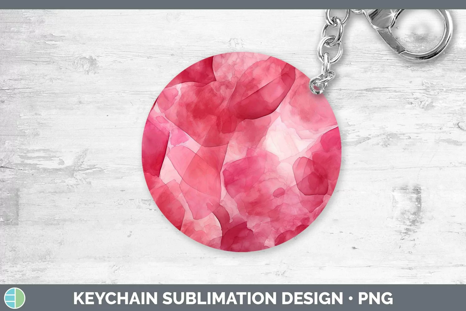 GorgeousWatercolor Keychain design.