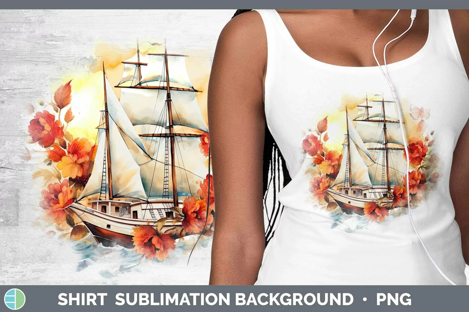 GorgeousWatercolor Shirt design.