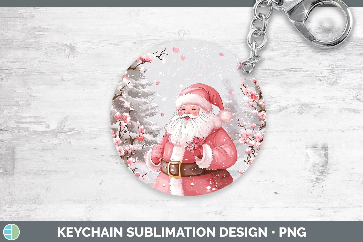 GorgeousWatercolor Keychain design.
