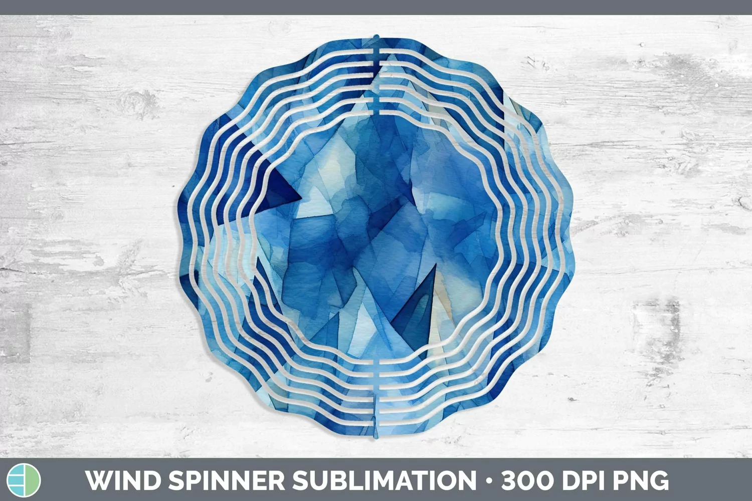 GorgeousWatercolor Wind Spinner design.