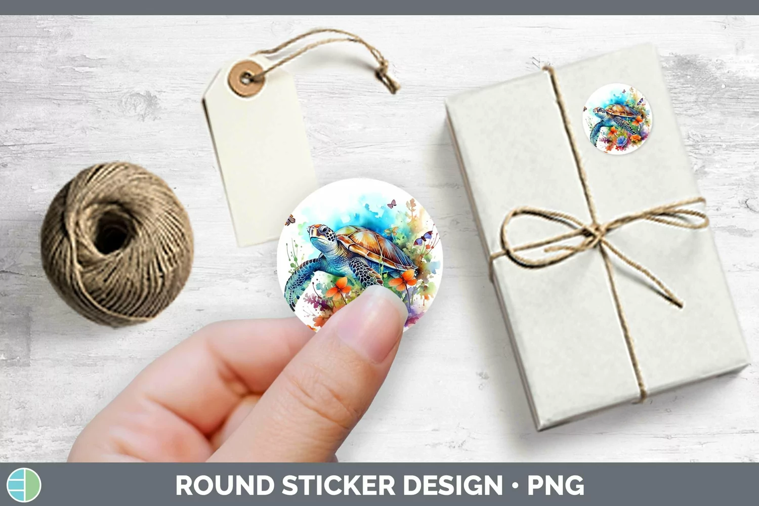GorgeousWatercolor Stickers design.