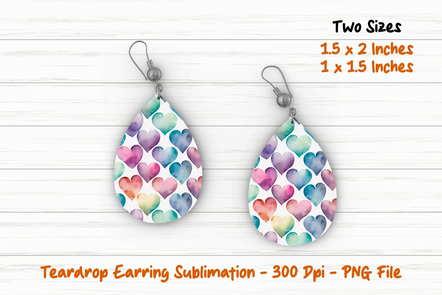 Heart Teardrop Earring | Heart Teardrop Earring product image 1