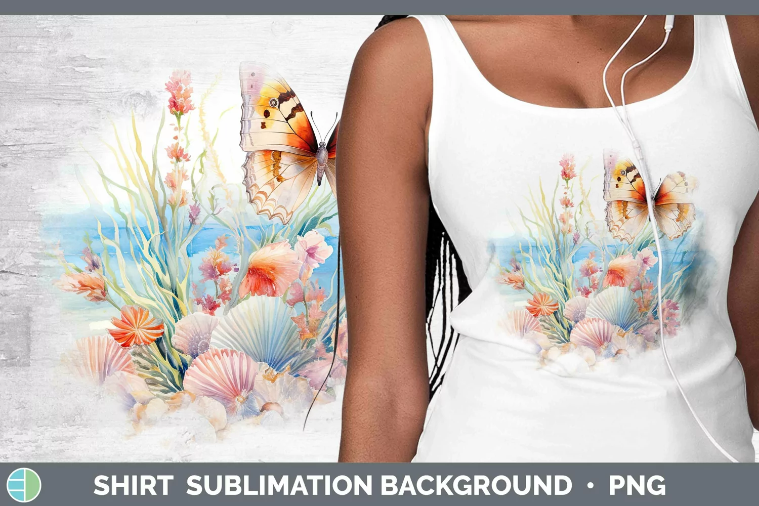 GorgeousWatercolor Shirt design.
