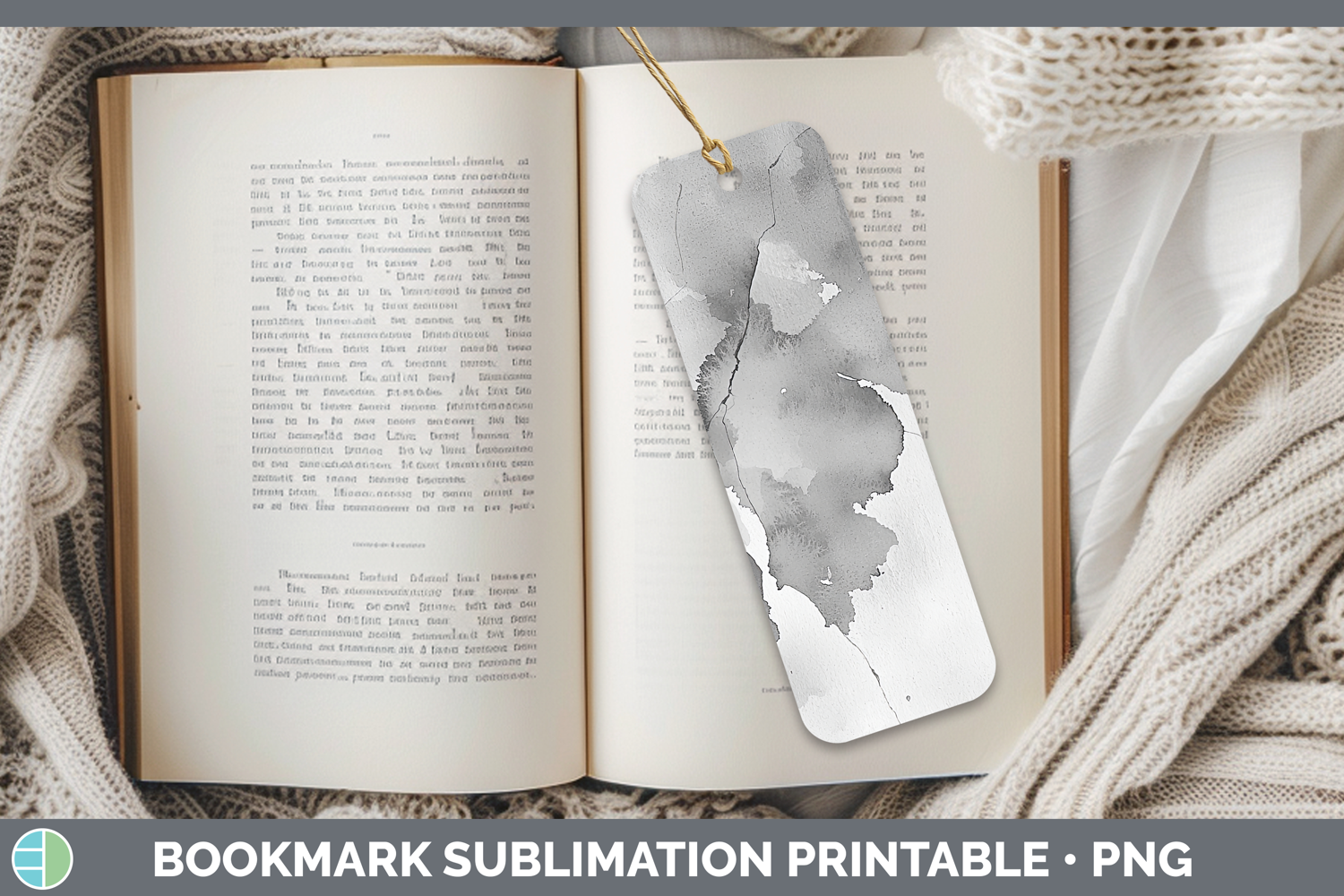 GorgeousWatercolor Bookmark design.