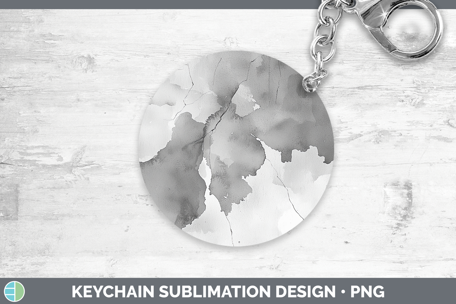 GorgeousWatercolor Keychain design.