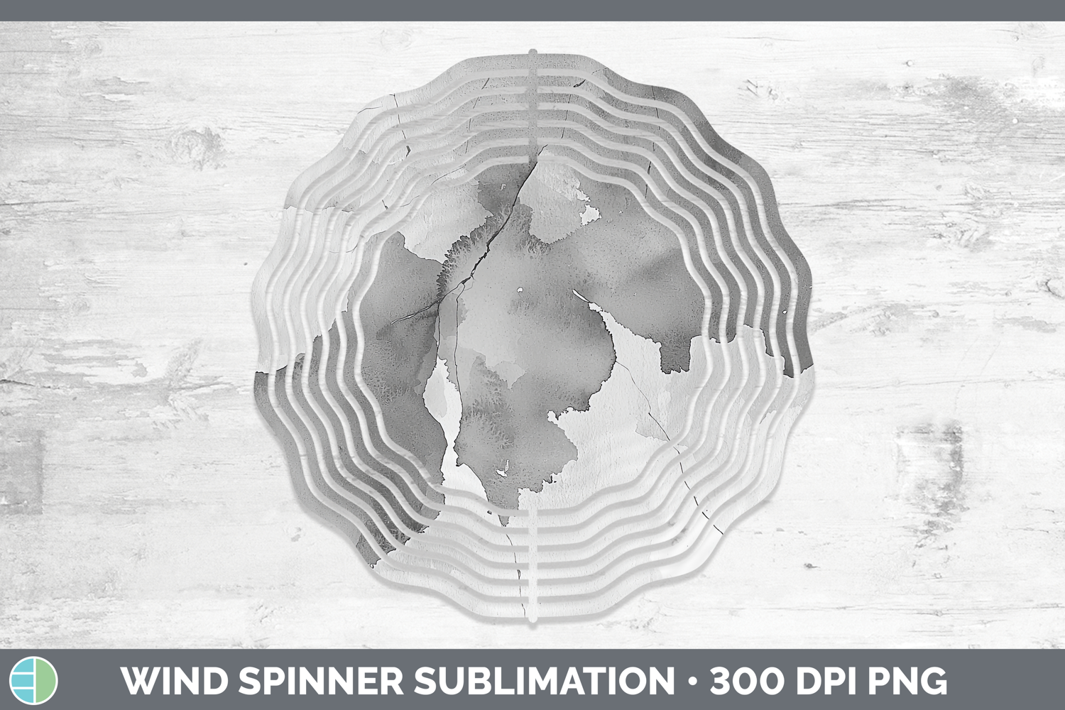 GorgeousWatercolor Wind Spinner design.