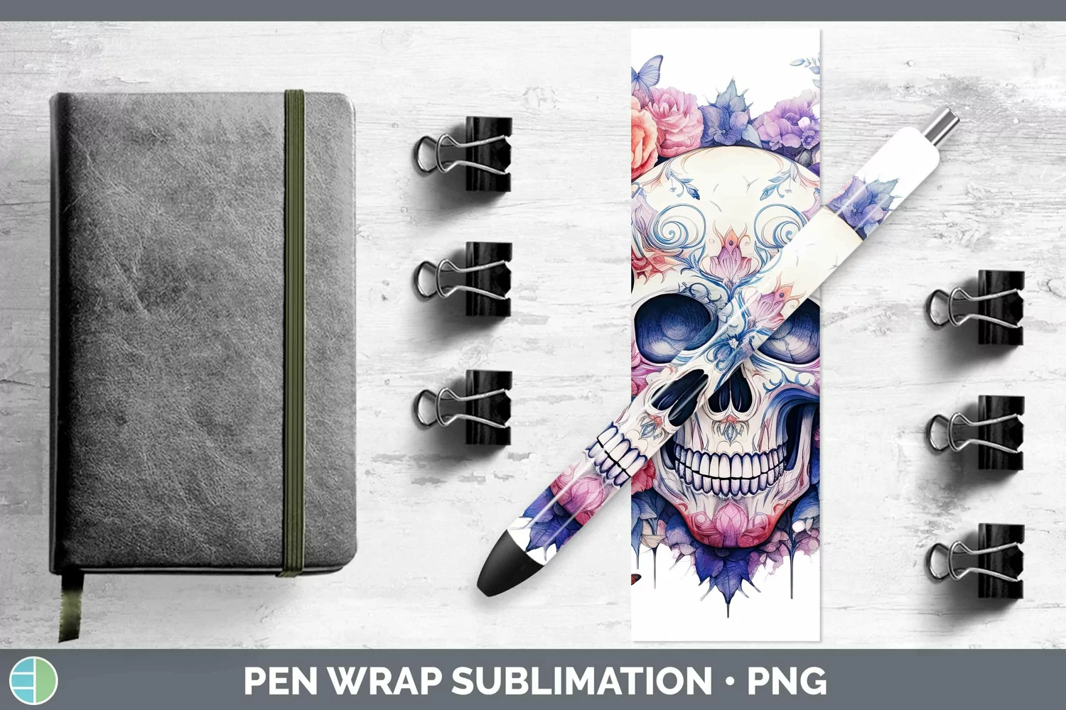 GorgeousWatercolor Pen Wrap design.