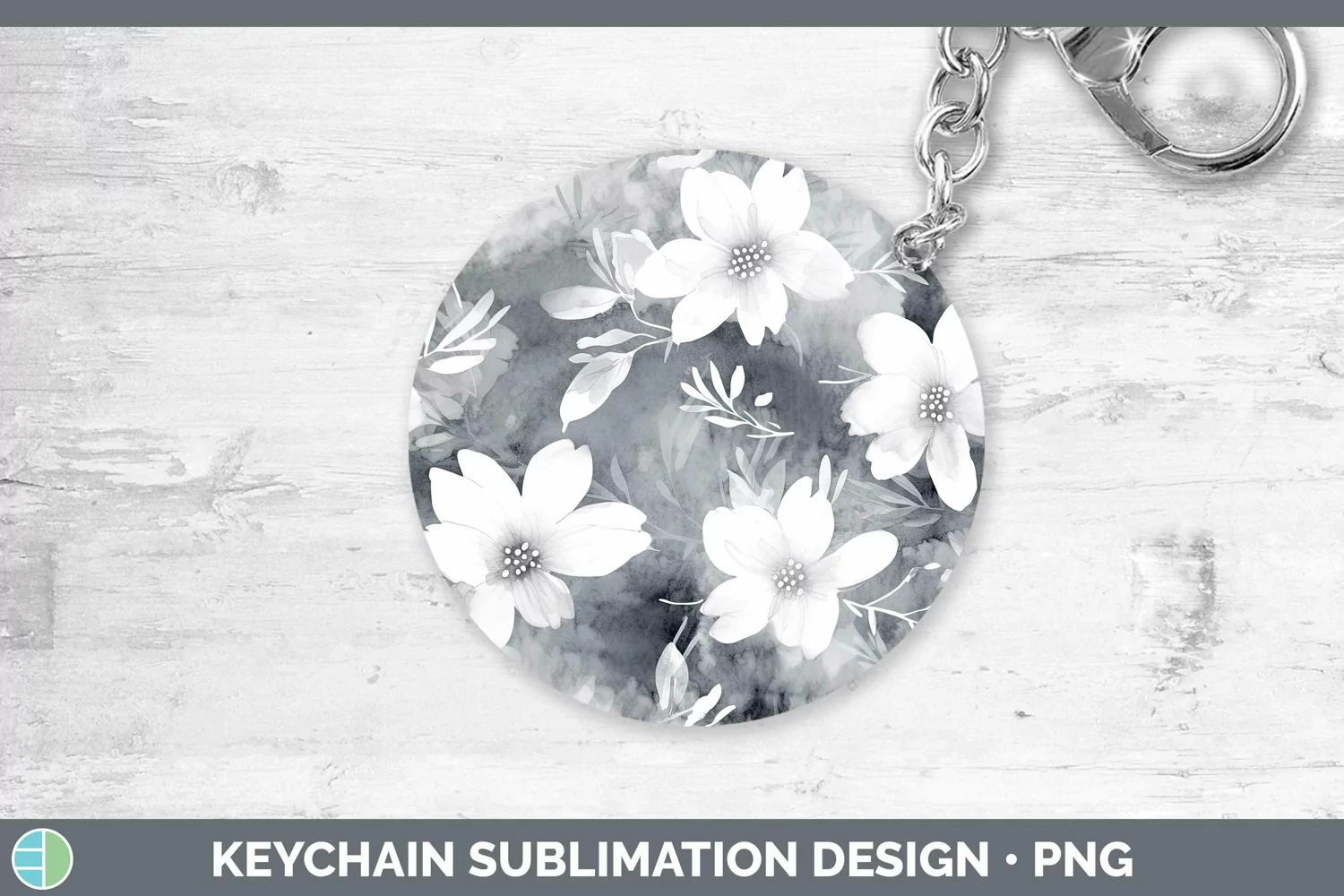 GorgeousWatercolor Keychain design.