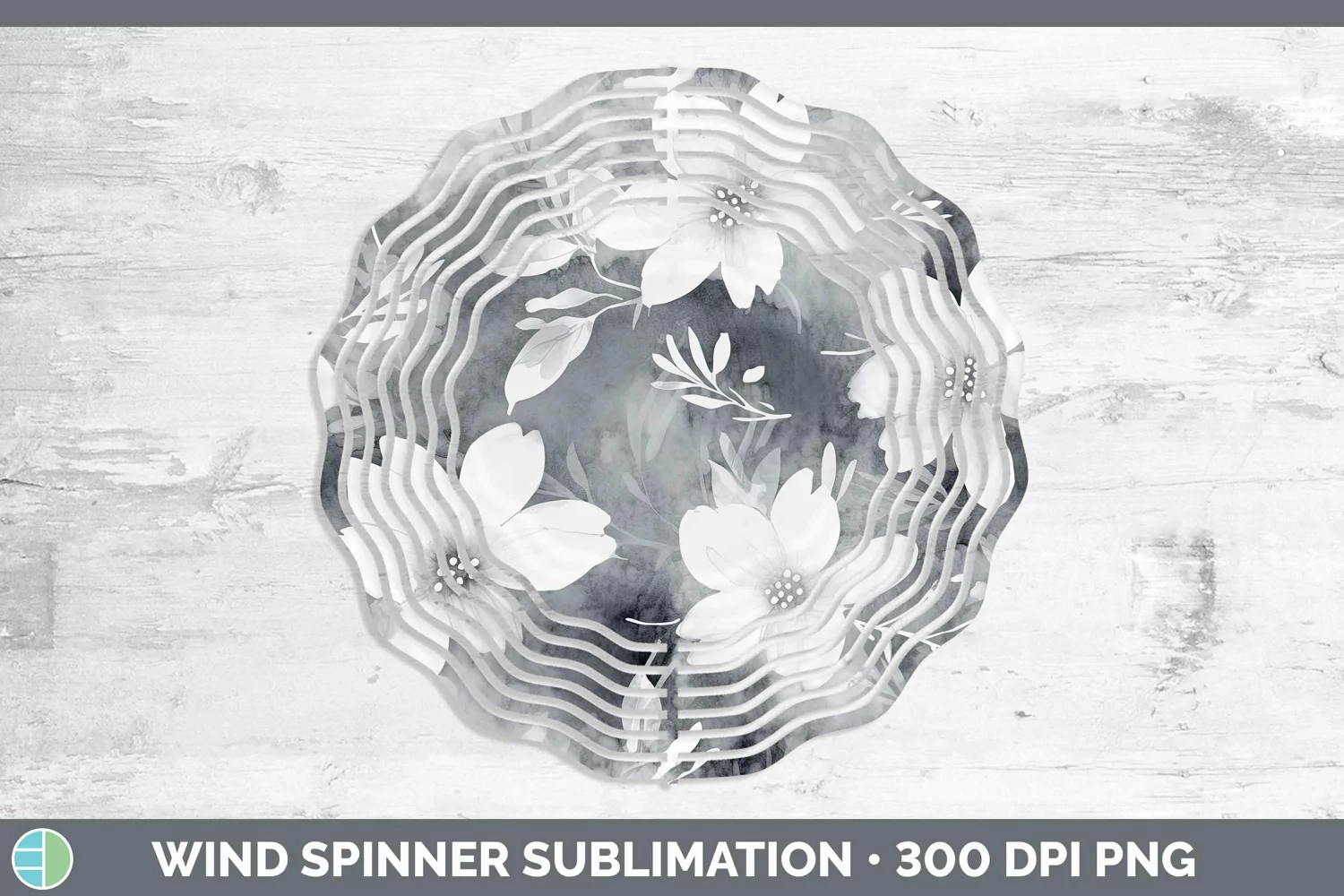 GorgeousWatercolor Wind Spinner design.