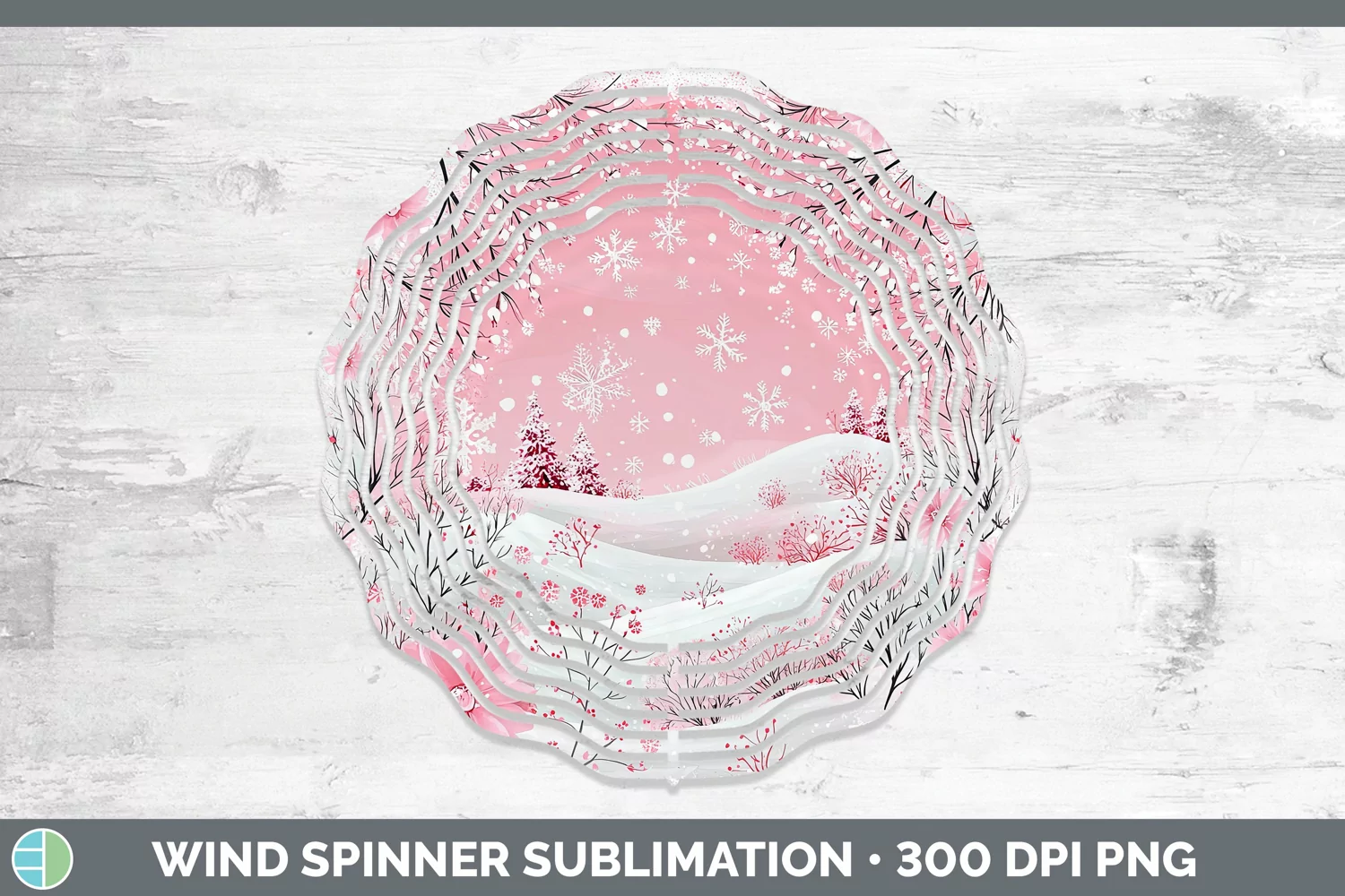 GorgeousWatercolor Wind Spinner design.