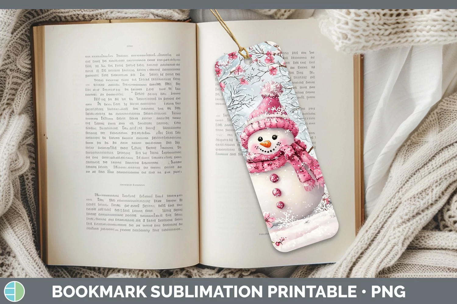 GorgeousWatercolor Bookmark design.