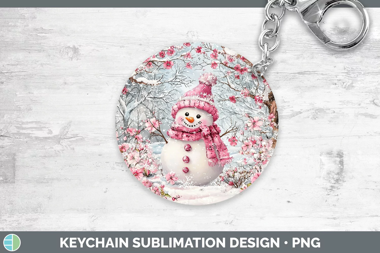 GorgeousWatercolor Keychain design.