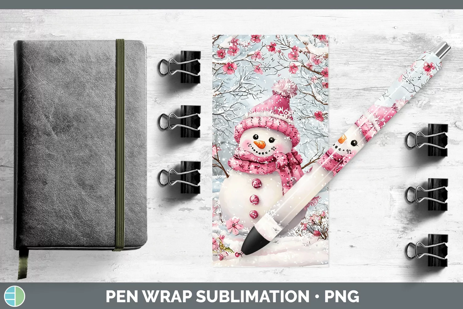 GorgeousWatercolor Pen Wrap design.