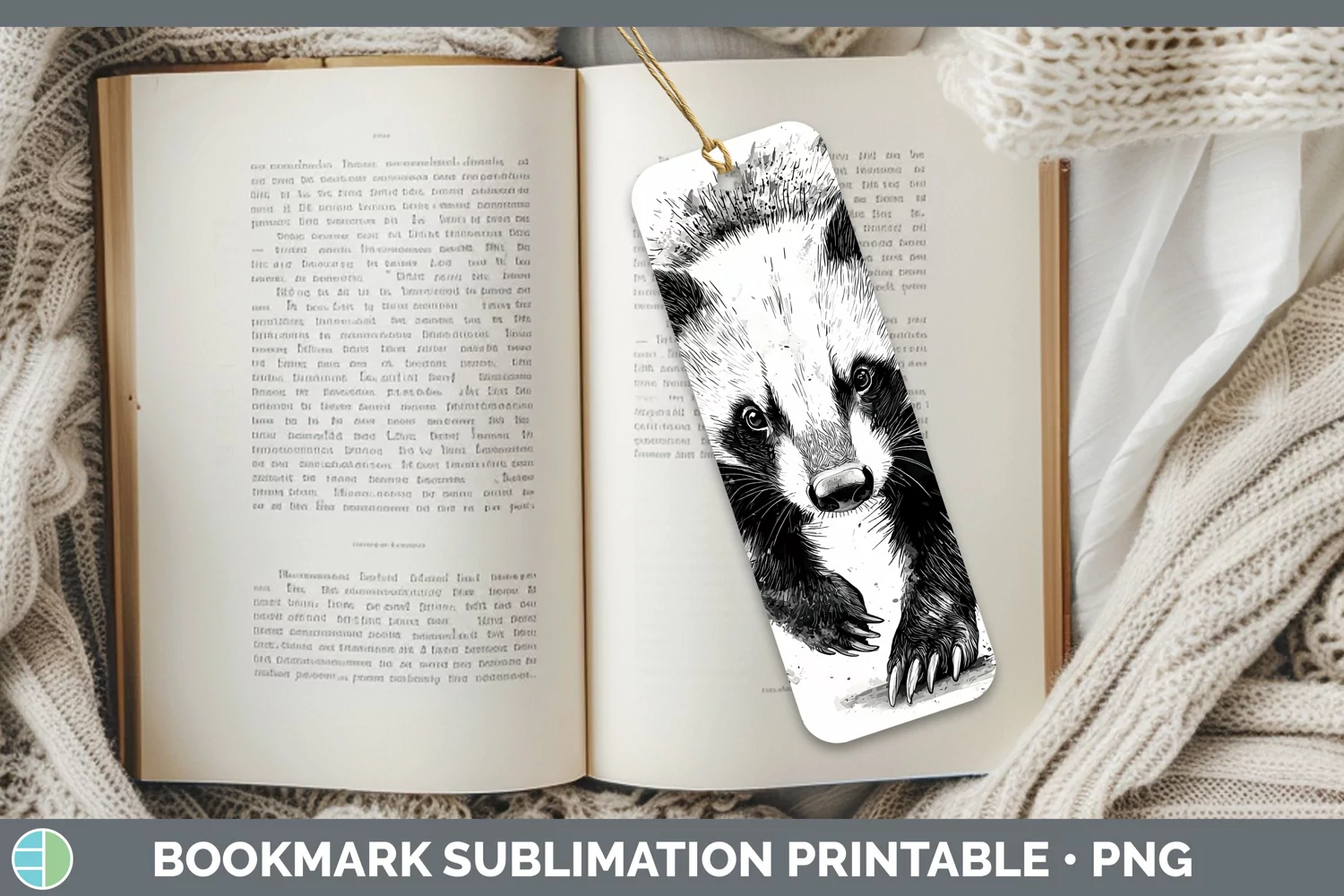 GorgeousWatercolor Splash Bookmark design.