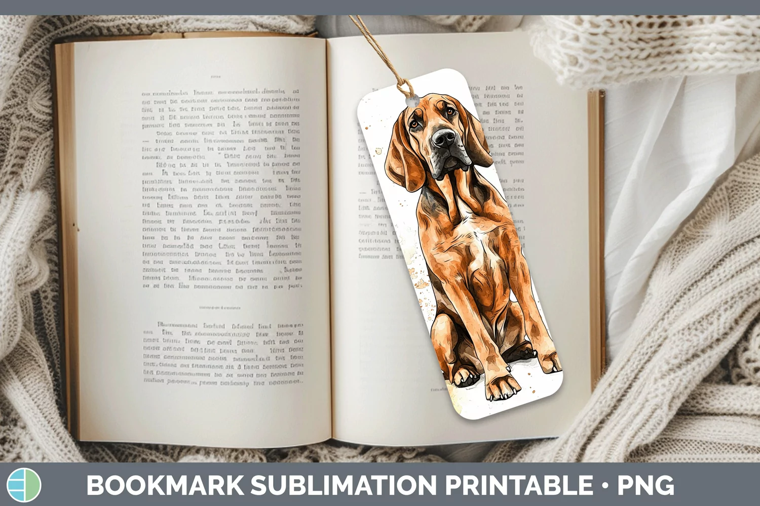 GorgeousWatercolor Splash Bookmark design.