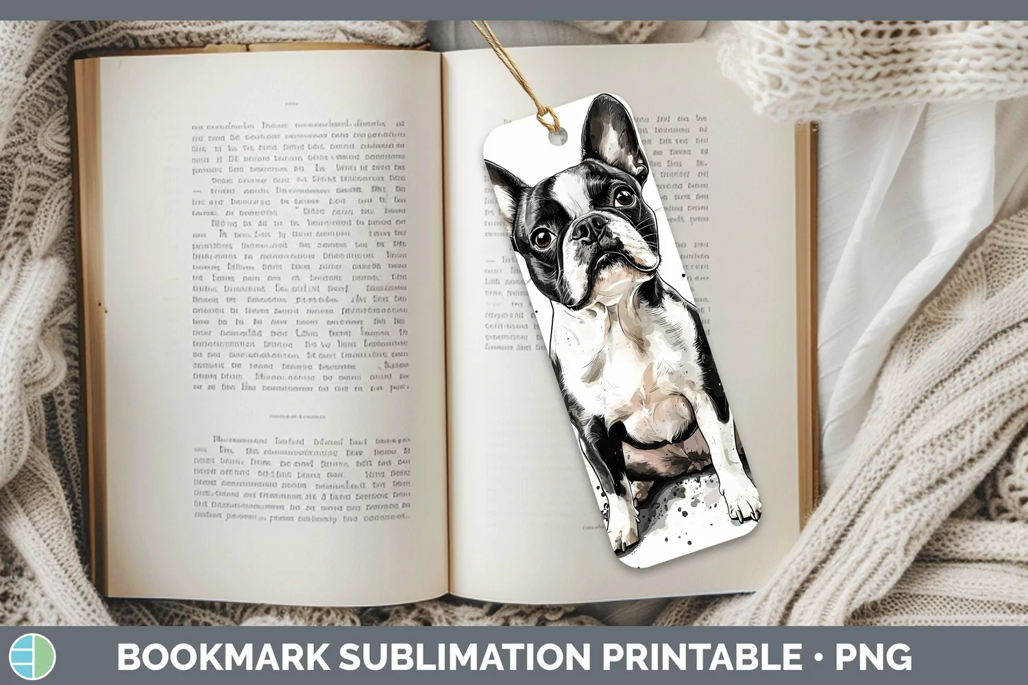 GorgeousWatercolor Splash Bookmark design.