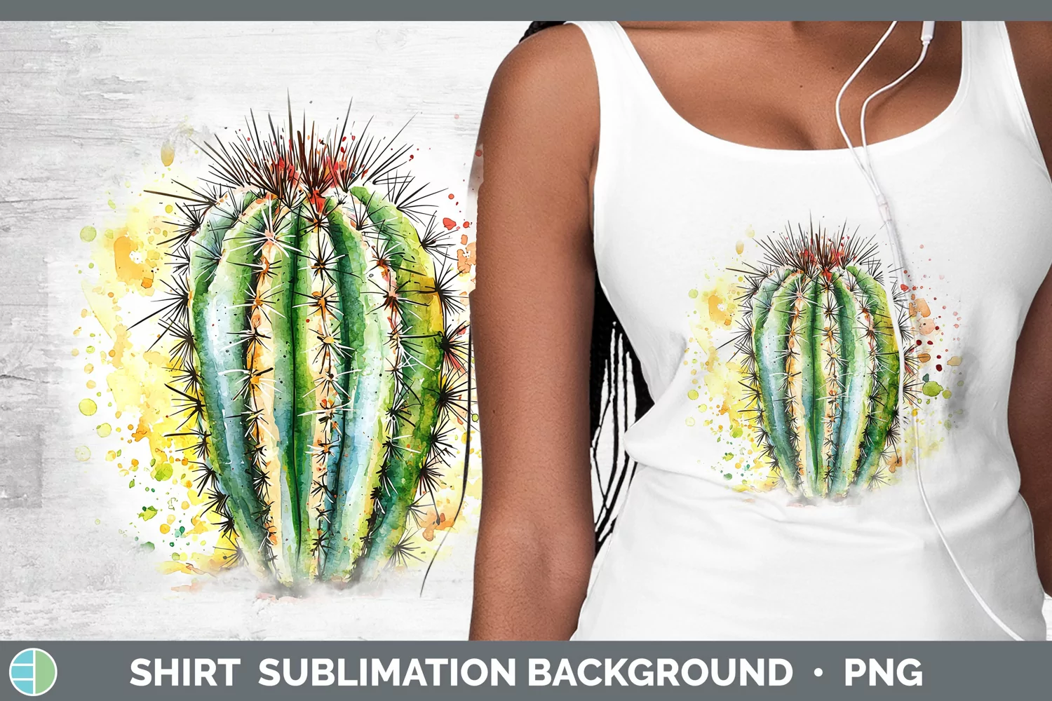GorgeousWatercolor Splash Shirt design.
