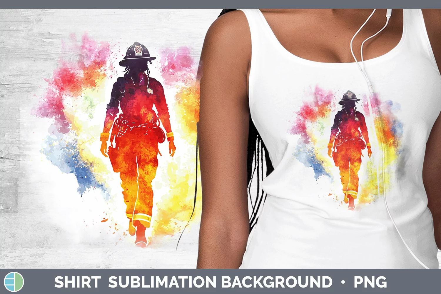 GorgeousWatercolor Splash Shirt design.