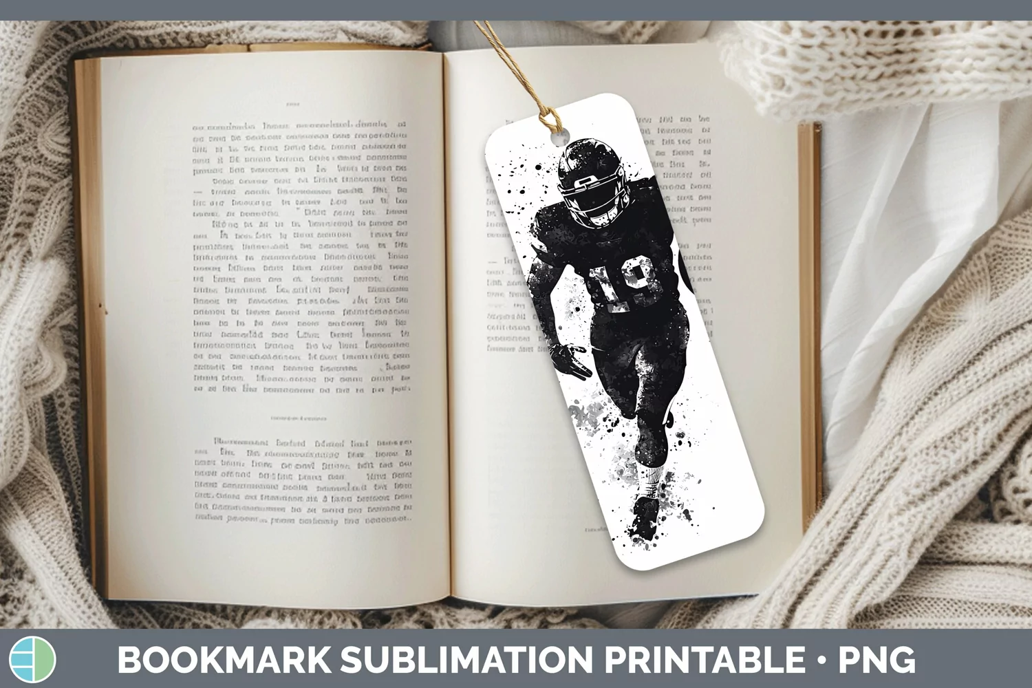 GorgeousWatercolor Splash Bookmark design.