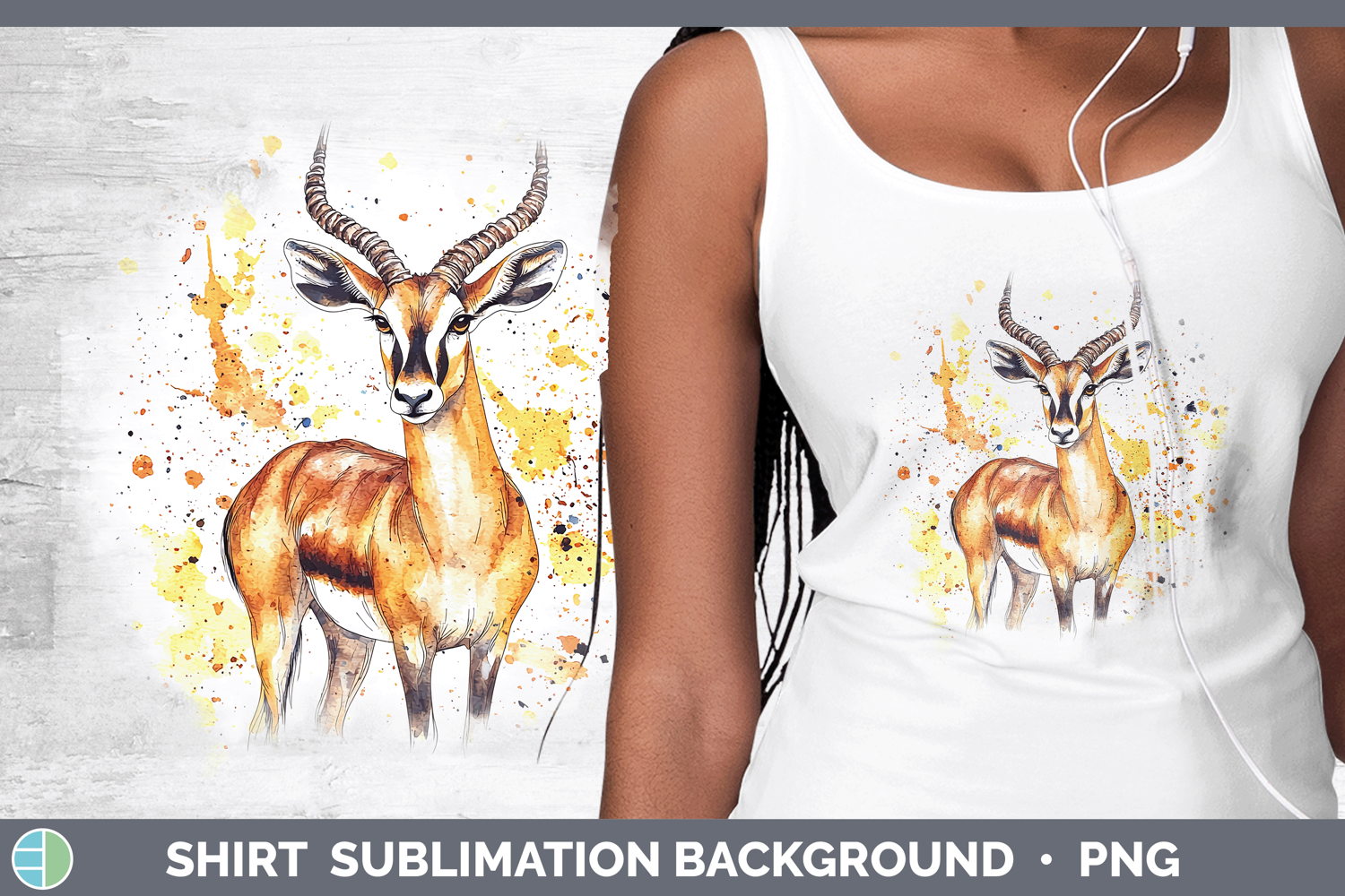 GorgeousWatercolor Splash Shirt design.