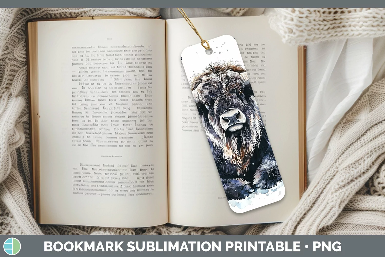 GorgeousWatercolor Splash Bookmark design.