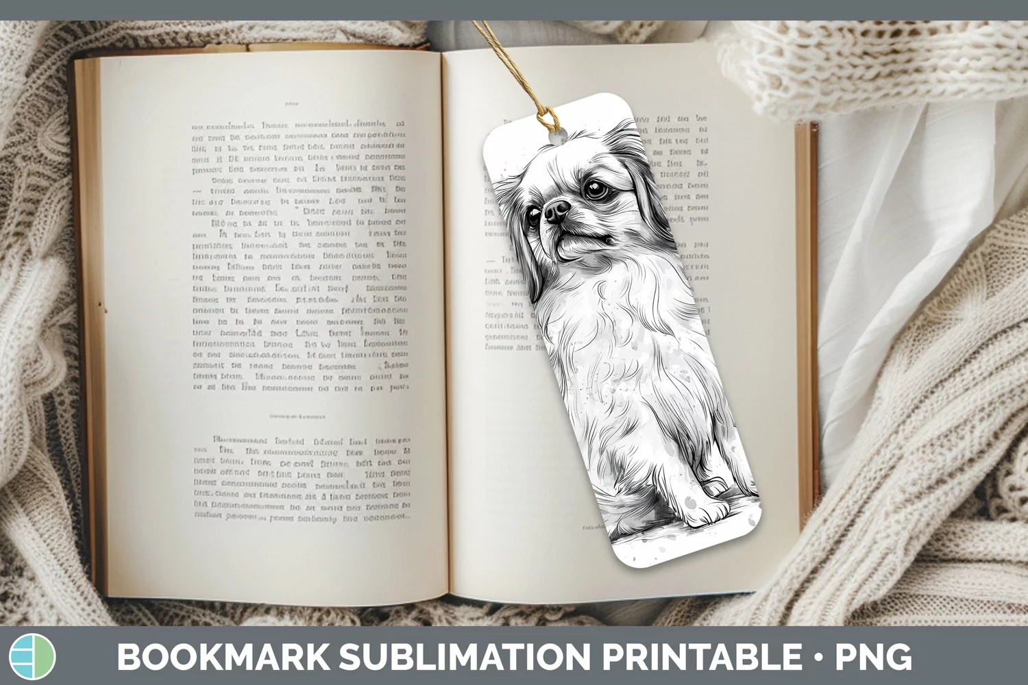 GorgeousWatercolor Splash Bookmark design.